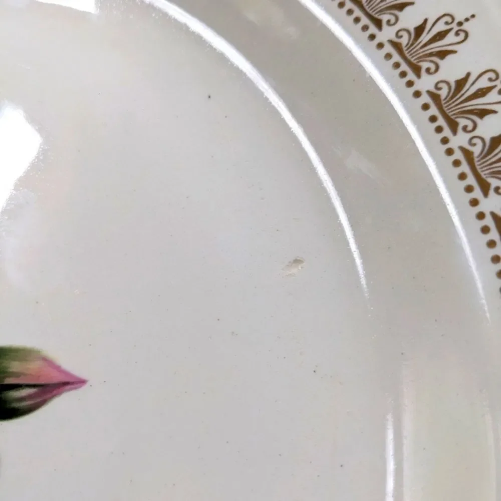 Limoges 22k Gold Trillium Platter